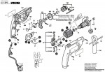 Bosch 0 603 246 042 PSB 400-2 Percussion Drill 240 V / GB Spare Parts PSB400-2